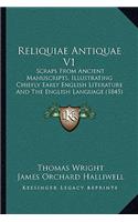 Reliquiae Antiquae V1