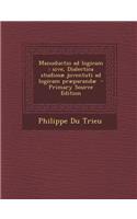 Manuductio Ad Logicam