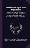 United States-Japan Trade Negotiations