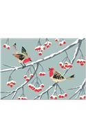 Winter Songbirds Deluxe Boxed Holiday Cards