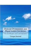 Ocean Oversized 200 Page Lined Journal