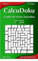 CalcuDoku Grades de Vários Tamanhos - Fácil ao Difícil - Volume 1 - 276 Jogos