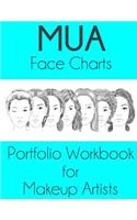 MUA Face Charts Portfolio Workbook for Makeup Artists