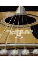 Music Manuscript Notebook