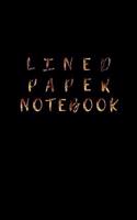 Lined Paper Notebook