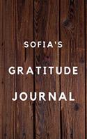 Sofia's Gratitude Journal: 2020 New Year Planner Goal Journal Gift for Sofia / Notebook / Diary / Unique Greeting Card Alternative