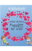 Valentines WORD SEARCH Puzzles for Kids