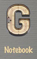 G Monogram Notebook
