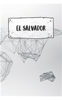 El Salvador: Ruled Travel Diary Notebook or Journey Journal - Lined Trip Pocketbook for Men and Women with Lines