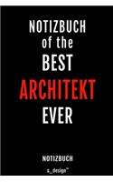 Notizbuch für Architekten / Architekt / Architektin: Originelle Geschenk-Idee [120 Seiten liniertes blanko Papier]