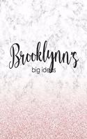 Brooklynn's Big Ideas: Personalized Notebook - 8x10 Lined Women's Journal