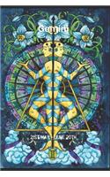 Gemini 21st March - 20th June: Colorful Gemini Zodiac Birthday Horoscope Undated Diary & Planner. Beautiful Images For Each Month & Organizer Funny Quotes Traits (rude words) Week