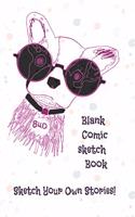 Blank Comic Sketch Book