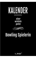 Kalender für Bowling Spieler / Bowling Spielerin