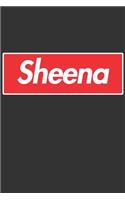 Sheena: Sheena Planner Calendar Notebook Journal, Personal Named Firstname Or Surname For Someone Called Sheena For Christmas Or Birthdays This Makes The Pe