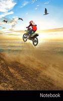 Notebook: Cielo, Motocross, Sport, Natura taccuino / agenda / quaderno delle annotazioni / diario / libro di scrittura / carnet / zibaldone - 6 x 9 pollici (1