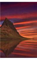 Kirkjufell Iceland At Dusk Notebook