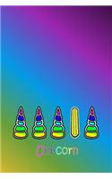 Uni-Corn: : Rainbow (150 Pages Beginner Friendly Bullet Journaling Dot Grid Paper Notebook Plus 12 Samples Pages -Standard Size)