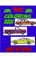 Cars, Trucks, Cars, Coloring Book