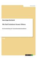 Mit fünf Leitsätzen besser führen