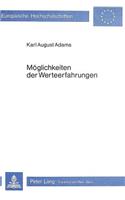 Moeglichkeiten Der Werteerfahrungen: Gewissensbildung Und Die Methode Der Gruppendynamik