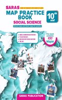 SARAS 10th Standard Map Practice Book - Social Science - Tamilnadu State Board