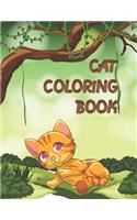 Cat Coloring Book: A Cat Coloring Book for cat lovers, Ages 2-4, 4-8 (49 pages 8.5" X 11")