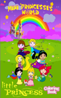 Mini princess coloring book