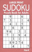 Large Print Hard Sudoku Puzzle Book for Adults