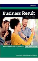 Business Result Pre Intermediate Students Book and Online Practice Pack 2e