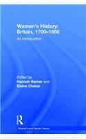 Women's History, Britain 1700-1850