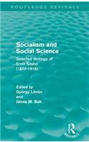 Socialism and Social Science (Routledge Revivals)