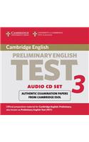 Cambridge Preliminary English Test 3 Audio CD Set (2 CDs): Examination Papers from the University of Cambridge ESOL Examinations(PET Practice Tests)
