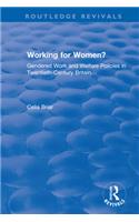 Working for Women?
