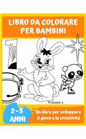 LIBRO DA COLORARE PER BAMBINI, 2-5 ANNI, Volume 2: + di 35 disegni da colorare. Un libro per sviluppare il gioco e la creatività(2 Libri Per Bambini, Libri Da Colorare Bambini 2,3,4,5 Anni, Librone Da Disegnare, Libri Interattivi P)