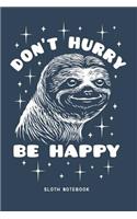 Funny Sloth Notebook