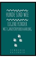 Hunde Sind Wie Eigene Kinder Mit Ganzkörperbehaarung: A5 Kalender 52 Wochen - Journal für Hundebesitzer - Hundeliebhaber - Geschenk - Geburtstagsgeschenk