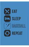 Eat Sleep Baseball Repeat