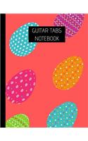 Guitar Tab Notebook: Egg theme Blank Guitar Tablature Manuscript book with Chord Diagrams 8.5''x11'' - 120 pages
