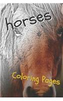 Horses Coloring Pages