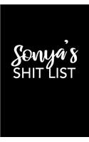 Sonya's Shit List