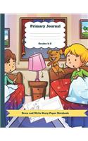 Primary Journal Grades K-2 Draw and Write Story Paper Notebook