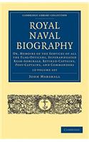 Royal Naval Biography 12 Volume Set