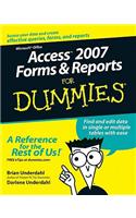 Access 2007 Forms and Reports For Dummies