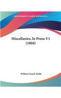 Miscellanies, In Prose V1 (1804)