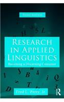 Research in Applied Linguistics