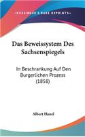 Das Beweissystem Des Sachsenspiegels