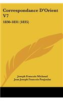 Correspondance D'Orient V7