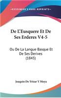 de l'Eusquere Et de Ses Erderes V4-5