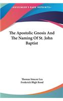 The Apostolic Gnosis and the Naming of St. John Baptist